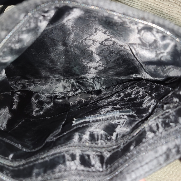 Kenneth Cole Reaction Black Nylon Messenger Shoulder Bag - Picture 4 of 10